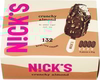 Nick's Crunchy Almond Stick 4-pack Á 51g