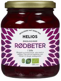 Rødbeter i skiver Økologisk 340g Helios