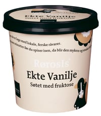 Rørosis Ekte Vanilje Søtet m Fruktose 130ml