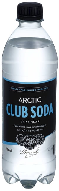 Club Soda 0,5l flaske Arctic