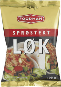 Foodman Sprøstekt Løk Glutenfri 100g
