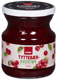 Coop Tyttebærsyltetøy 500g