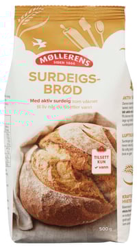 Surdeigsbrød Melmix 500g Møllerens