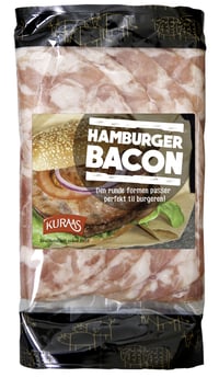 Hamburgerbacon Rund Skåret Kuraas