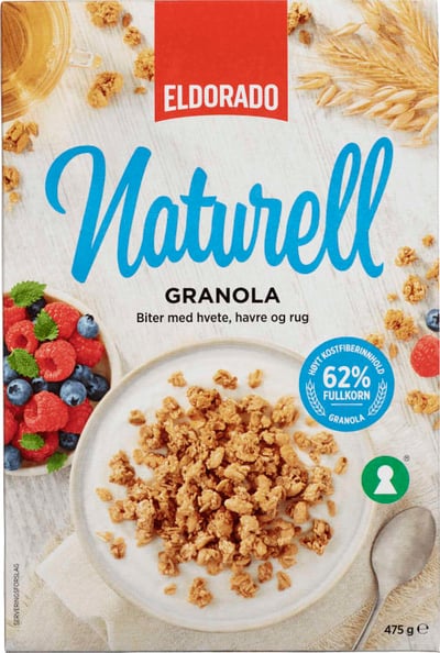 Granola Naturell 475g Eldorado