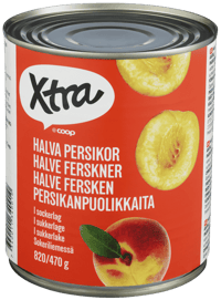 X-tra Fersken 820g
