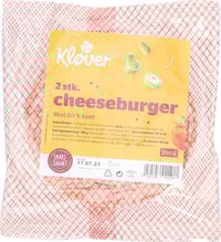 Kløver Cheeseburger Rå 200g Fr
