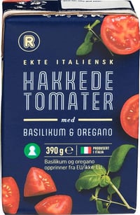Hakkede Tomater Basilikum 390 g