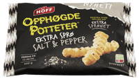 Hoff Opphøgde Potteter Sprø Salt&Pepper 400g
