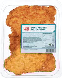 Svinepanetter M Ostesmak 800g First Price
