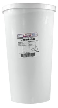 Dønerkebab m/Stang 12kg Bøtte