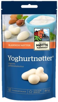 Yoghurtnøtter 80g Dln