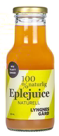 Naturell Eplejuice 250ml Lyngnes Gård