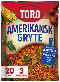 Amerikansk Gryte 187g Toro