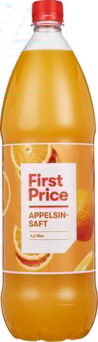 Appelsinsaft Sukkerredusert 1,5l First Price