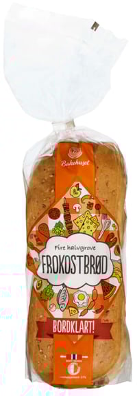 Frokostbrød Grove 4stk 300g Bakehuset