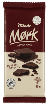 Minde Mørk Klassisk Plate 80g