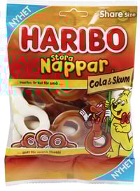 Nappar Cola&Skum 170g Haribo