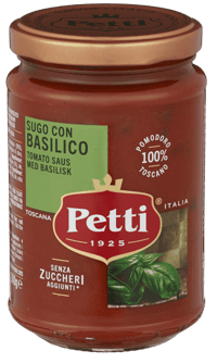 Petti Pastasaus med Basilikum 300g