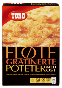 Toro Fløtegratinerte Poteter med Ost 105g