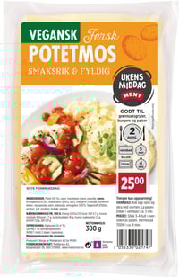 Potetmos Vegansk 300g Meny