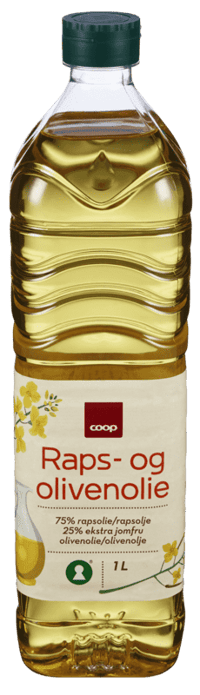 Coop Raps- og Olivenolje 1l