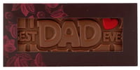 Sjokoladeplate m/Tekst - Best Dad Ever
