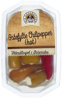 Chili Ostefylt Hot 140g Die-Käsemacher