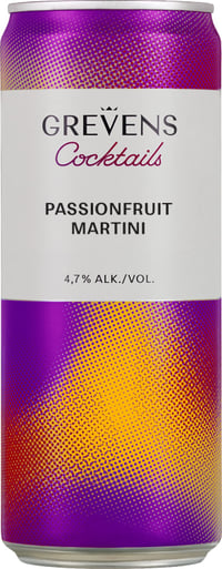 Grevens Cocktails Passionfruit 0,33l boks