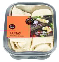 Wrap Fajita Kylling 160g X 2 stk X 4 Alu Wald