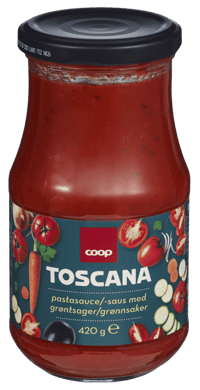 Coop Toscana Pastasaus med Grønnsaker 420g