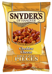 Snyders Pretzels Cheddar 125g