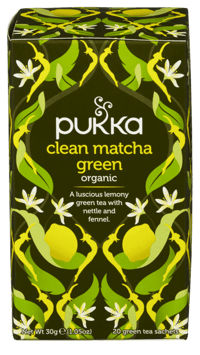 Pukka Te Clean Matcha Green Urter 20 poser