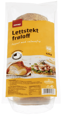 Coop Lettstekt Frøloff 670g