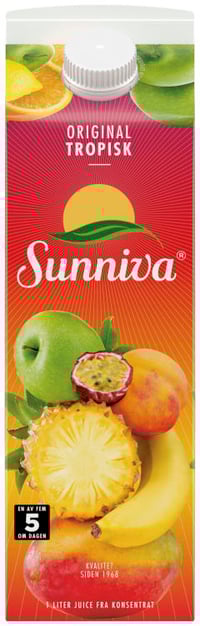 Tropisk Juice Original 1l Sunniva