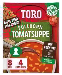 Tomatsuppe m/Fullkornsmakaroni 127g Toro