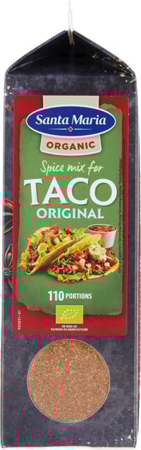 Taco Spice Mix Økologisk 616g Santa Maria