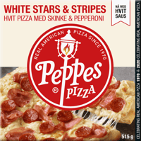 Peppes White Ham & Pepperoni 525g