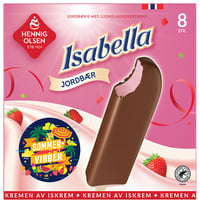 Isabella Jordbær 8stk Hennig-Olsen