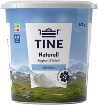 Yoghurt Naturell 850g Tine