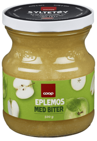 Coop Eplemos med Biter 500g