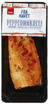 Coop Varmrøkt Peppermakrell FV 100g