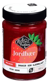 Jordbærsyltetøy Økologisk 320g Kolonihagen