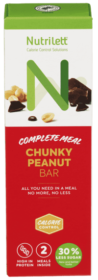 Nutrilett Chunky Peanut Bar 2x59g