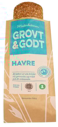 Mesterbakeren Grovt & Godt Havre 750 g