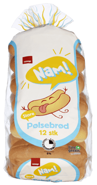 Coop Nam Store Pølsebrød 600g