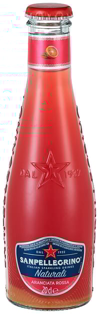 Sanpellegrino Aranciata Rossa 20cl Glassflaske