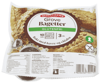 Møllerens Grove Bagetter 225g Glutenfri