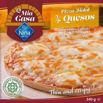 Pizza La Mia Casa Halal 4 Cheese