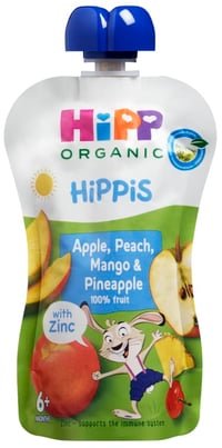 Hippis Smoothie Fersken&Mango 6mdr Hipp